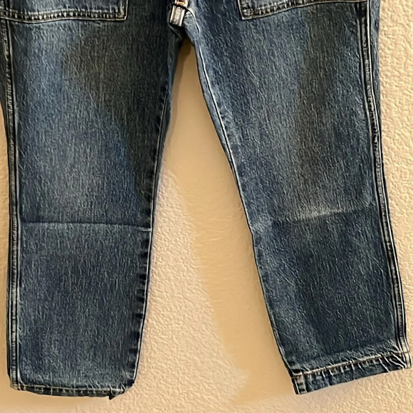 J.Crew Petite Womens Crop Ankle Patch Pocket Utility Jeans Blue Size 27P - Picture 4 of 7